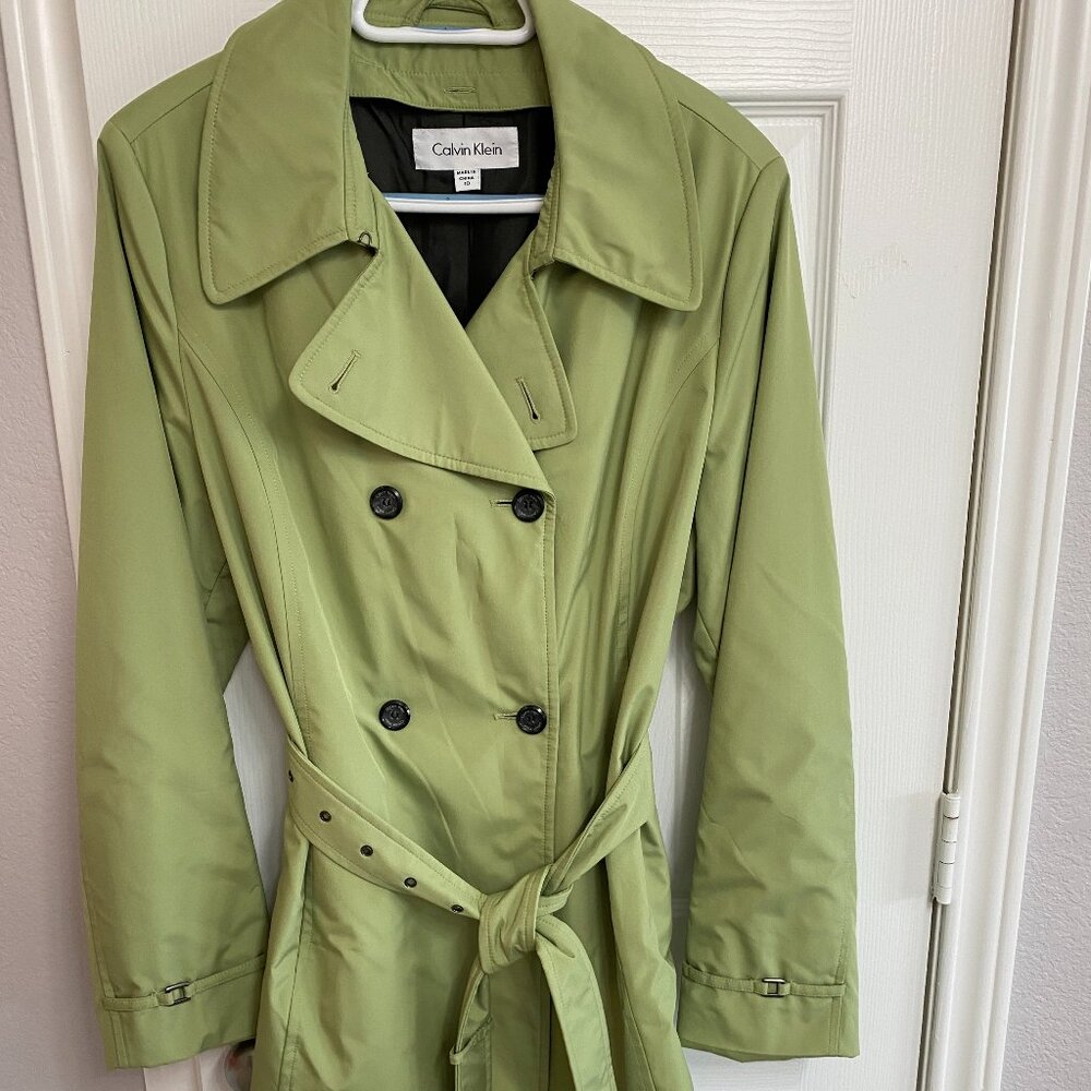 Calvin Klein Ladies Short Trench Coat